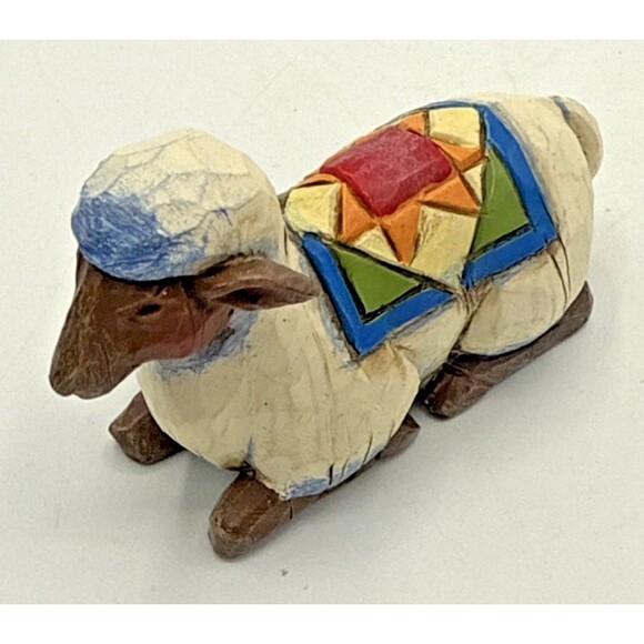 Jim Shore Heartwood Creek Let Earth Receive Her King Wiseman, Donkey, Sheep 2003 - Picture 12 of 16